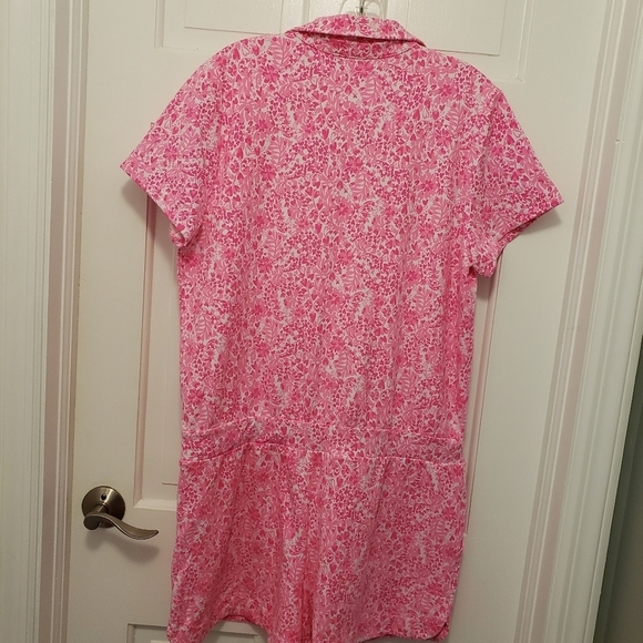 NWT Lilly Pulitzer Jorgie Romper Size XL, Retail $158.00, Pink Shandy - Picture 7 of 10